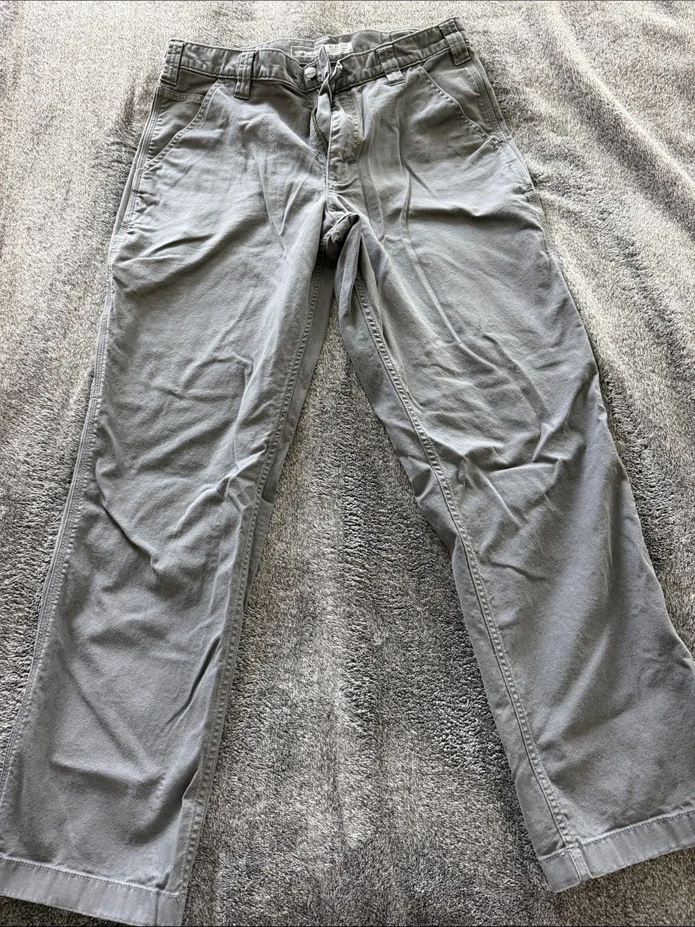 Carhartt Men's Gray Straight Cargo Pants